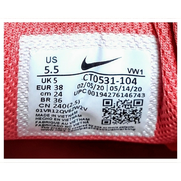 Nike Infinity Golf 'Sail Magic Ember' cleat - Picture 7 of 8